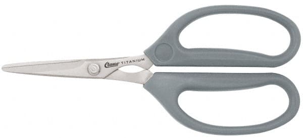 Clauss - 1-3/4" Length of Cut, Straight Pattern Multi-Purpose Snip - 6" OAL, ABS Handle - Exact Tooling