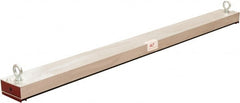 Shields Magnetics - 72" Long Suspended Magnetic Sweeper - 5" Wide x 2" High, 2 to 3" Clearance - Exact Tooling