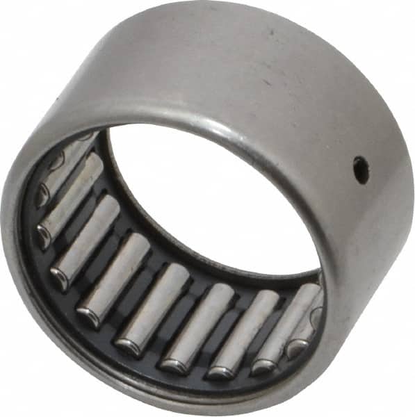 IKO - 1" Bore Diam, 4,500 Lb. Dynamic Capacity, 1 x 1-5/16 x 3/4", Caged, Shell Needle Roller Bearing - Heavy Section, 1-5/16" Outside Diam, 3/4" Wide - Exact Tooling