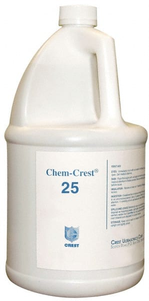 CREST ULTRASONIC - 1 Gal Bottle Ultrasonic Cleaner - Solvent-Based - Exact Tooling
