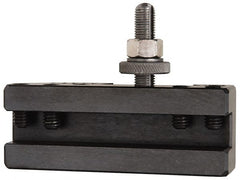 Aloris - Series AXA, #13 Extension Tool Post Holder - 12" & Under Lathe Swing, 1-1/2" OAH, 1/2" Max Tool Cutting Size, 15/16" Centerline Height - Exact Tooling