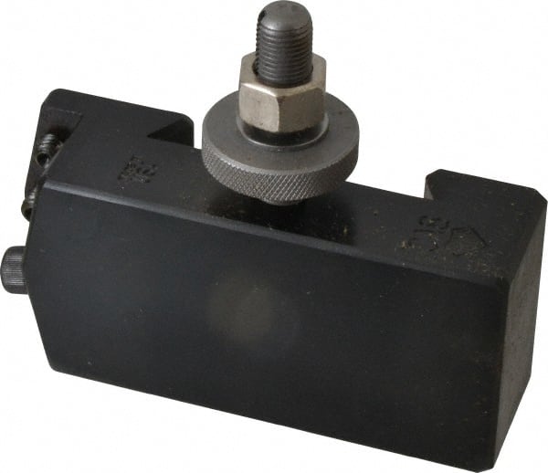 Aloris - Series CA, #8 Threading Tool Post Holder - 14 to 20" Lathe Swing, 2-1/4" OAH, 1-1/4" Centerline Height - Exact Tooling