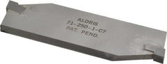 Aloris - 1/4 Inch Wide x 1-1/2 Inch High x 4-1/4 Inch Long Reversible Cutoff Blade - Uncoated - Exact Tooling