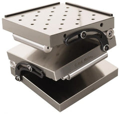 Interstate - 6" Long x 6" Wide x 3-1/4" High, Compound Precision Sine Plate - Square to within 0.0002" - Exact Tooling