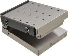 Interstate - 6" Long x 6" Wide x 2" High, Precision Sine Plate - Square to within 0.0002", 20 Holes - Exact Tooling