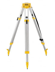DeWALT - 42 Inch (Closed), 68 (Open) Inch Long, Construction Level Tripod - Black, Yellow, Use With Laser Levels - Exact Tooling