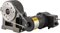 Harig - 5C Compatible, 24 Increment, Horizontal Spin Collet Indexer - 4-1/8" High Center, 1" Max Collet Capacity, 5" Wide x 6" Deep Base, 6-3/8" Overall Height, Motorized Operation - Exact Tooling