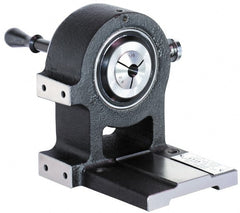Harig - 5C Compatible, 24 Increment, Horizontal Spin Collet Indexer - 4-1/8" High Center, 1" Max Collet Capacity, 6-3/8" Overall Height, Manual Operation - Exact Tooling