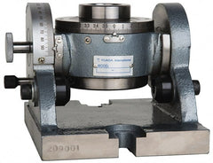 Yuasa - 24 Position, 4.01" Chuck, Universal Indexing Spacer - 3.34" High Centerline, 1-1/4" Chuck Through Hole, 6.69" Overall Height - Exact Tooling