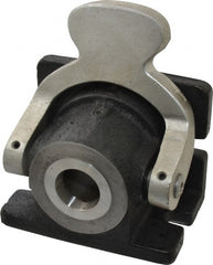 Kalamazoo - Series 5C, 1/32 to 1-1/8" Collet Capacity, Horizontal/Vertical Standard Collet Holding Fixture - Manually Activated, 4-1/2" Base Diam Width, 4" High - Exact Tooling