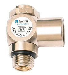 Legris - 1/8 BSPP Flow Control Elbow Valve - Exact Tooling