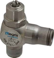 Legris - 1/8 Flow Control Elbow Valve - Exact Tooling