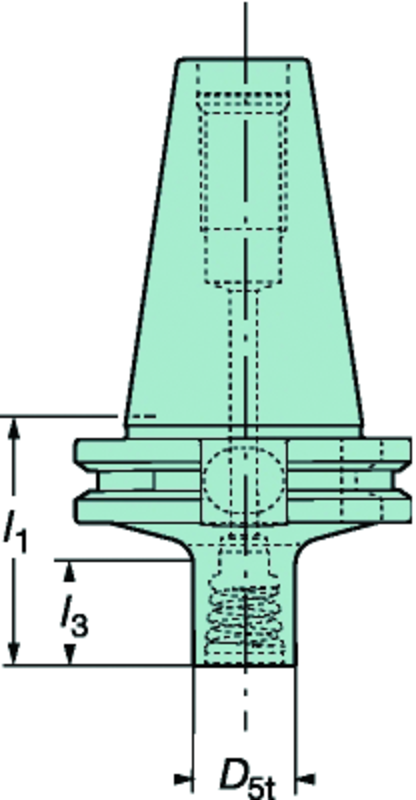 392.140EH-40 20 046 Iso 7388-1 To Coromant EH Adaptor - Exact Tooling