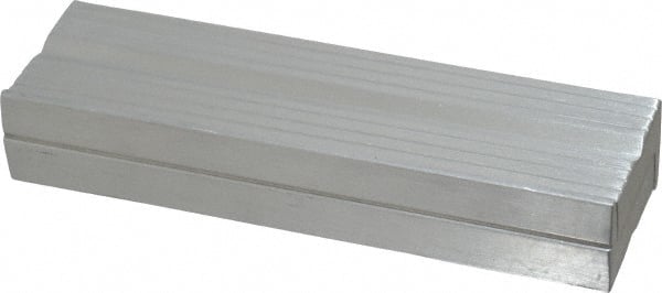 Wilton - 4-1/2" Jaw Width, Aluminum, Vise Jaw Cap - Magnetic Attachment - Exact Tooling