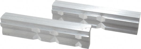 Wilton - 5" Jaw Width, Aluminum, Vise Jaw Cap - Magnetic Attachment - Exact Tooling