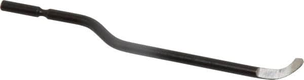 Shaviv - E Right-Handed High Speed Steel Deburring Swivel Blade - Use on Cross Hole Surfaces, Adjustable - Exact Tooling