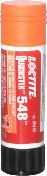 Loctite - 19 g Stick Orange Polyurethane Gasket Sealant - 300.2°F Max Operating Temp, 24 hr Full Cure Time, Series 548 - Exact Tooling