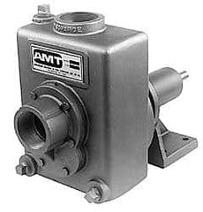 American Machine & Tool - 2 Inch Outlet, Cast Iron, Pedestal Mount Pump - F.G. Casing Seal, Pedestal Pump - Exact Tooling