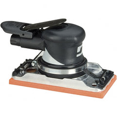 Dynabrade - 10,000 OPM, 16 CFM Air Consumption, Palm Air Orbital Sander - Rectangular Pad, 1/4 NPT Inlet - Exact Tooling