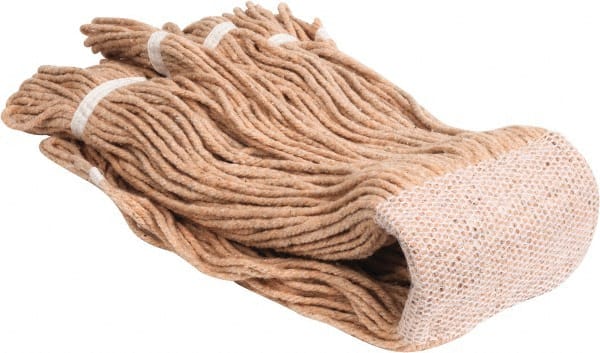 PRO-SOURCE - White Head Band, Large Rayon Loop End Mop Head - 4 Ply - Exact Tooling