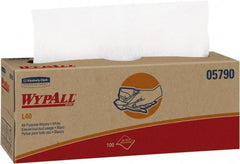 WypAll - L40 Dry General Purpose Wipes - Pop-Up, 9-3/4" x 16-3/8" Sheet Size, White - Exact Tooling