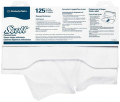 Scott - 18" Long x 15" Wide White Toilet Seat Covers - For In-Sight Toilet Seat Cover Dispensers, Reflections Toilet Seat Cover Dispensers, Windows Toilet Seat Cover Dispensers - Exact Tooling