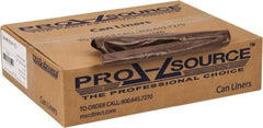 PRO-SOURCE - 0.8 mil Thick, Household/Office Trash Bags - 38" Wide x 58" High, Black - Exact Tooling
