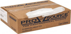 PRO-SOURCE - 0.31 mil Thick, Household/Office Trash Bags - 24" Wide x 24" High, Clear - Exact Tooling