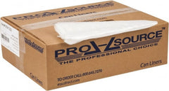 PRO-SOURCE - 0.63 mil Thick, Household/Office Trash Bags - 43" Wide x 48" High, Clear - Exact Tooling
