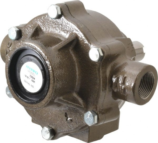 Pentair - 8-Roller Pump, Ni-Resist Housing Material, Roller Spray Pump Only - 3/4 Inch Inlet Size, 3/4 Inch Outlet Size, 300 psi Max Working Pressure, 1000 Max RPM, Viton, Lip, 416 Stainless Steel, NPT - Exact Tooling