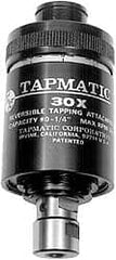 Tapmatic - Model 30X, No. 0 Min Tap Capacity, 1/4 Inch Max Mild Steel Tap Capacity, 5/8-16 Mount Tapping Head - 21600 (J116), 21700 (J117) Compatible, Includes Tap Clamping Wrenches, for Manual Machines - Exact Tooling