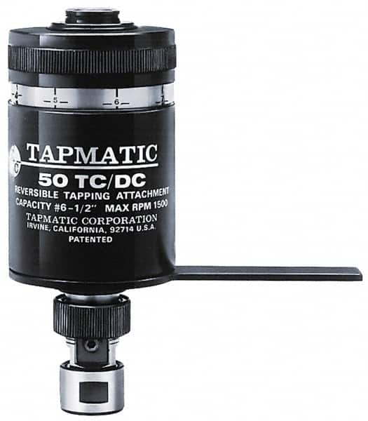 Tapmatic - Model 30TC/DC, No. 0 Min Tap Capacity, 1/4 Inch Max Mild Steel Tap Capacity, 1/2-20 Mount Tapping Head - 21600 (J116), 21700 (J117) Compatible, Includes Tap Clamping Wrenches, for Manual Machines - Exact Tooling