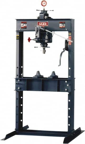 Dake - 50 Ton Manual Shop Press - 4 Inch Stroke - Exact Tooling