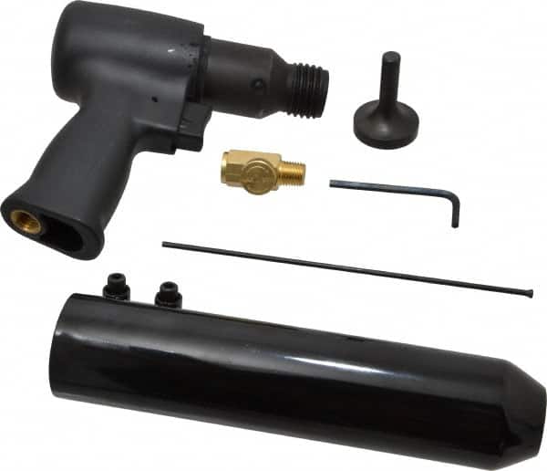 Florida Pneumatic - 3,700 BPM, Pneumatic Inline Needle Scaler - Exact Tooling