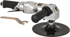 Florida Pneumatic - 7" Max Disc, 4,500 RPM, Pneumatic Handheld Disc Sander - 16 CFM, 1/4 NPT Inlet, 1 hp, 90 psi - Exact Tooling