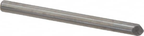 Accupro - 1/8" Diam 2 Flute Single End Solid Carbide Chamfer Mill - Exact Tooling