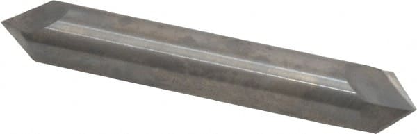 Accupro - 3/8" Diam 2 Flute Double End Solid Carbide Chamfer Mill - Exact Tooling