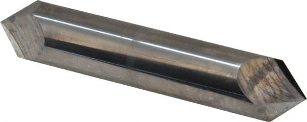 Accupro - 3/4" Diam 2 Flute Double End Solid Carbide Chamfer Mill - Exact Tooling