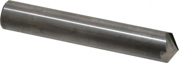 Accupro - 1/2" Diam 4 Flute Single End Solid Carbide Chamfer Mill - Exact Tooling