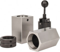 Interstate - Series 5C, 1/16 to 1-1/8" Collet Capacity, Horizontal Collet Block Chuck - Manually Activated - Exact Tooling