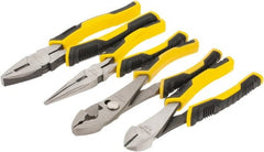Stanley - 4 Piece Plier Set - Comes in Display Card - Exact Tooling