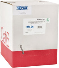 Tripp-Lite - Cat6, 24 AWG, 8 Wires, 550 MHz, Unshielded Network & Ethernet Cable - Gray, PVC, 1,000' OAL - Exact Tooling