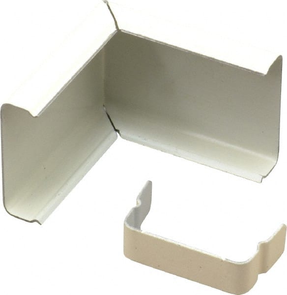 Wiremold - 1-7/8 Inch Long x 1.87 Inch Wide x 3/4 Inch High, Raceway Elbow End - Ivory, For Use with Wiremold NM2000 Series Raceways - Exact Tooling