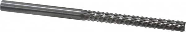 Onsrud - 1/4" Cut Diam, 1/4" Shank Diam, Carbide Double Cut Cylinder Burr - Exact Tooling