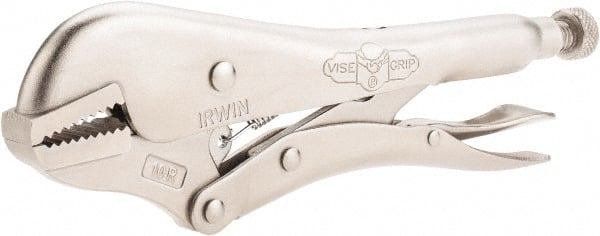 Irwin - 10" OAL Straight Jaw Locking Pliers - 1-5/8" Jaw Opening, Standard Handle - Exact Tooling