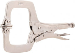 Irwin - 11" OAL C-Clamp Locking Pliers - 2-5/8" Jaw Depth, 3-3/8" Jaw Opening - Exact Tooling