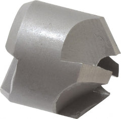 Made in USA - 4 Flutes, 5/8" Cutter Head Diam, 1/4" Pilot Hole Diam, High Speed Steel Reverse Countersink - Exact Tooling