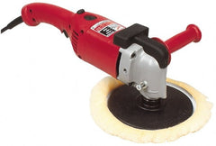 Milwaukee Tool - 7 to 9" Pad Diam, 1,750 RPM, Handheld Electric Polisher - 5/8-11" Spindle Thread, 11 Amps, 120 Volts - Exact Tooling