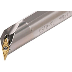 Indexable Boring Bar:  A12M-SYQBL11-D170,  17.00 mm Min Bore,  12.00 mm Shank Dia,  122.50° N/A Steel 150.0000″ OAL,  Screw,