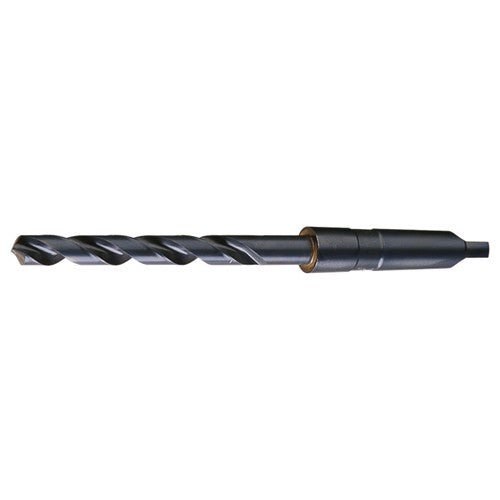 57/64 RHS / RHC HSS 118 Degree Radial Point General Purpose Taper Shank Drill - Steam Oxide - Exact Tooling